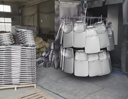 пескоструйный взрыв уличного фонаря