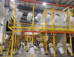 картина уличного освещения