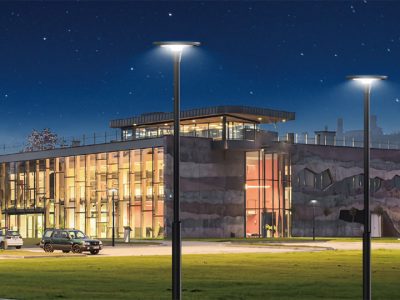 алюминиевый садовый светильник